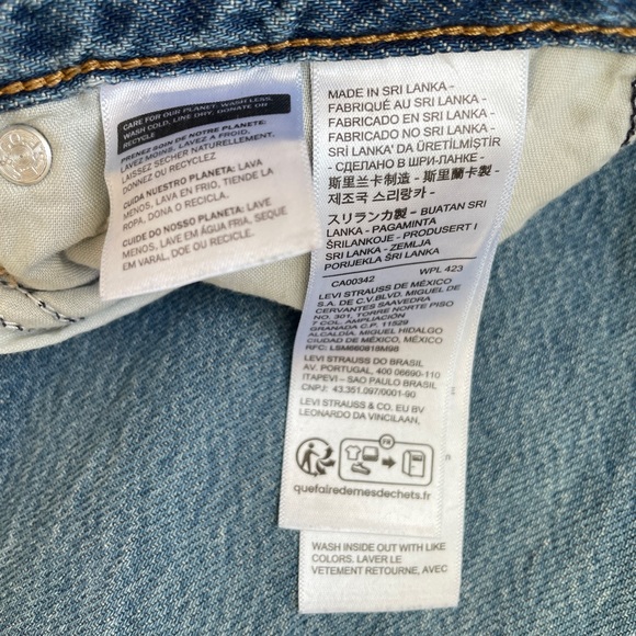 Cinch Baggy Blue Wide-Leg Women Levi’s Jeans - Picture 13 of 13